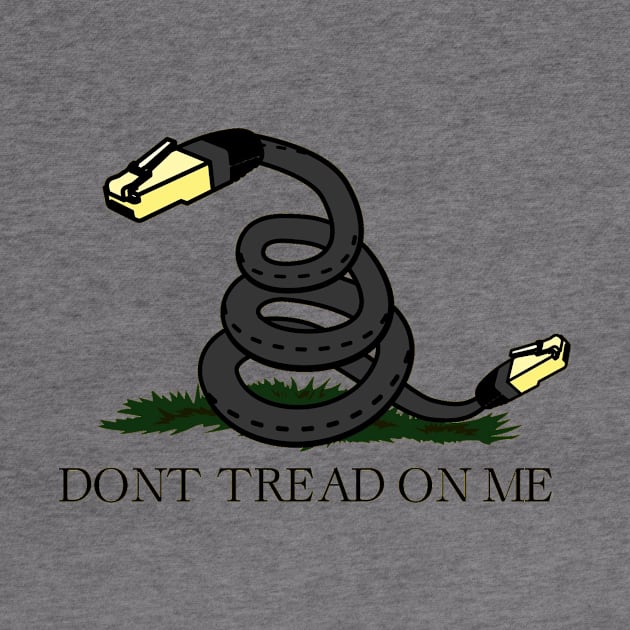 Support Net Neutrality / Don't Tread On Me by Punk Flyer Archive